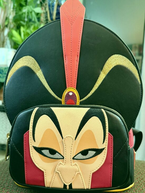 Loungefly Disney Aladdin Jafar Cosplay Backpack + Wallet SET NWT main image 11
